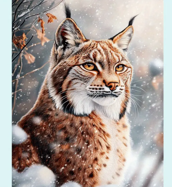 Diamond Painting Majestätischer Luchs